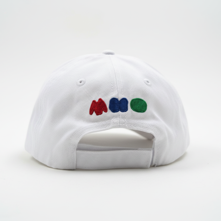 White Mum Cap | Cotton Casual Hat The Muckee Co. Cap