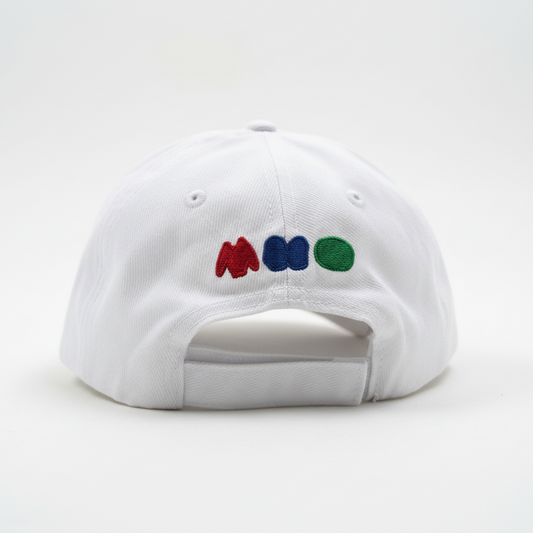 White Mum Cap | Cotton Casual Hat The Muckee Co. Cap