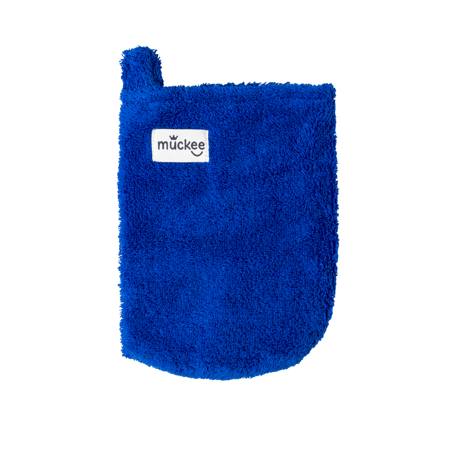 Blue Kids Bath Washcloth | Cotton Reusable Muckee Mitt